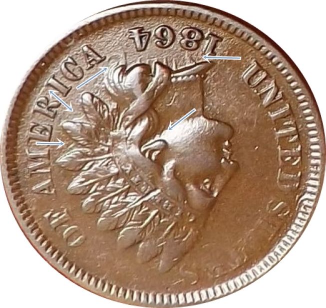 Indian-Cent--Heavy-Die-Clash